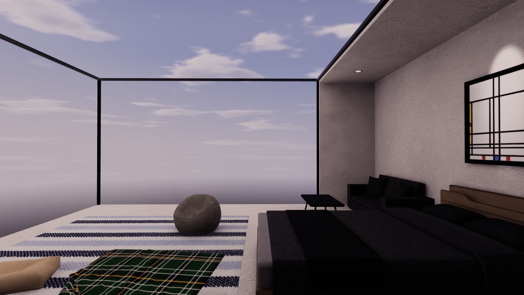 【VRChat想定】Cozy1【ワールドアセット】