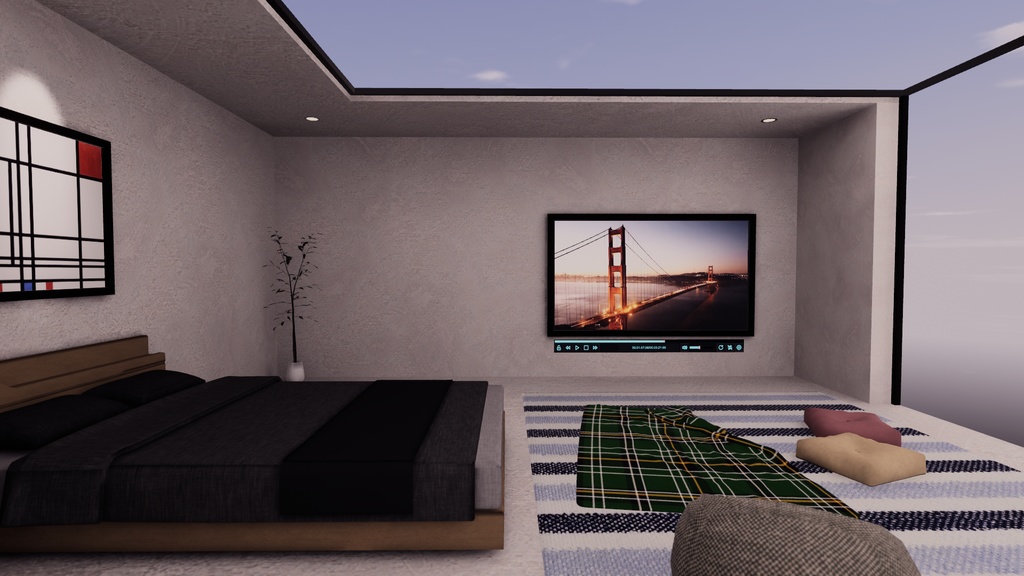 【VRChat想定】Cozy1【ワールドアセット】