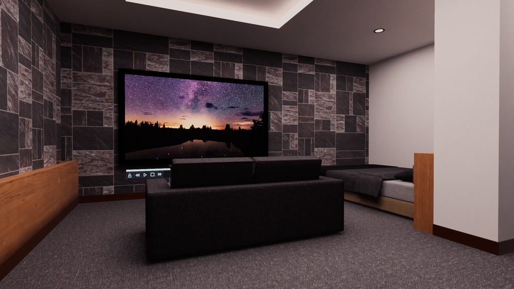 【VRChat想定】CompactRoom4【ワールドアセット】