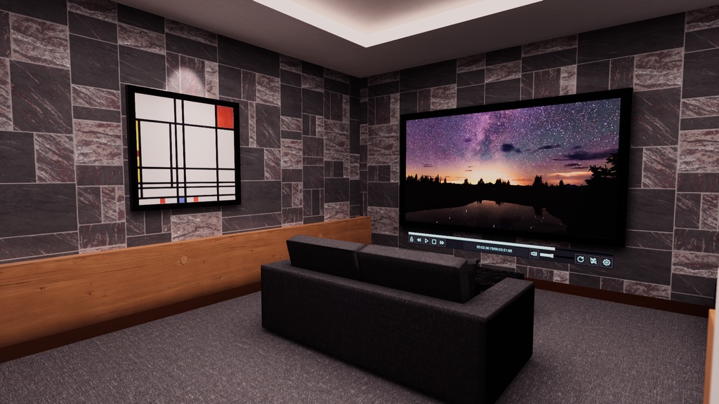 【VRChat想定】CompactRoom4【ワールドアセット】