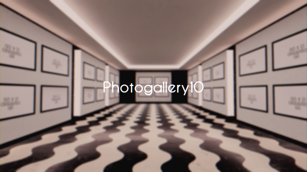 【VRChat想定:112枚飾れる!】photogallery10【ワールドアセット】