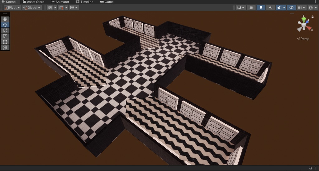 【VRChat想定:112枚飾れる!】photogallery10【ワールドアセット】