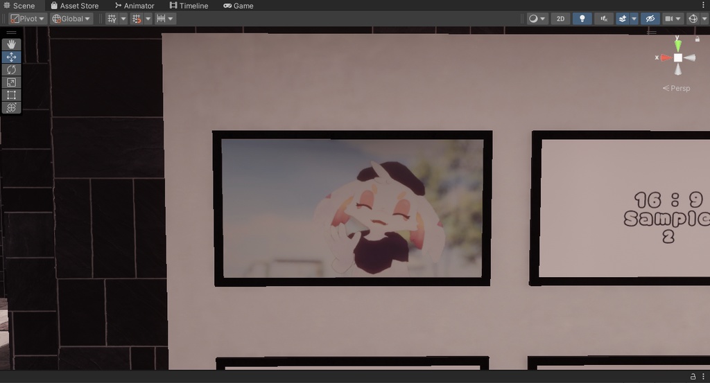 【VRChat想定:112枚飾れる!】photogallery10【ワールドアセット】