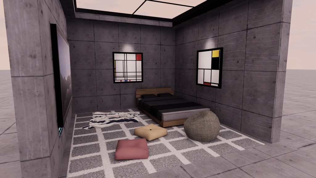 【VRChat想定】Cozy3【ワールドアセット】