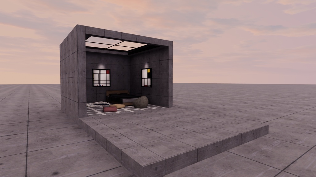 【VRChat想定】Cozy3【ワールドアセット】