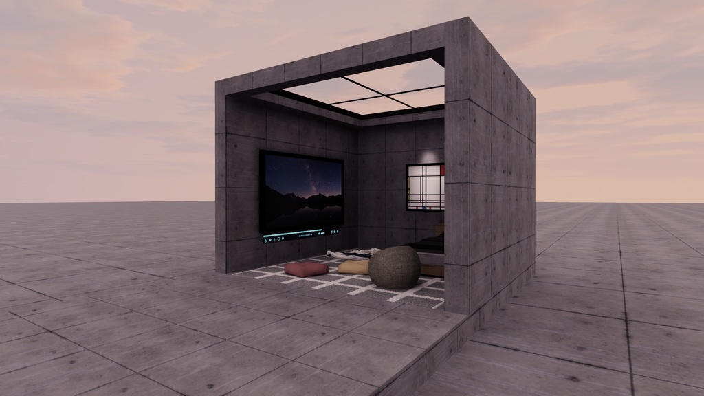 【VRChat想定】Cozy3【ワールドアセット】