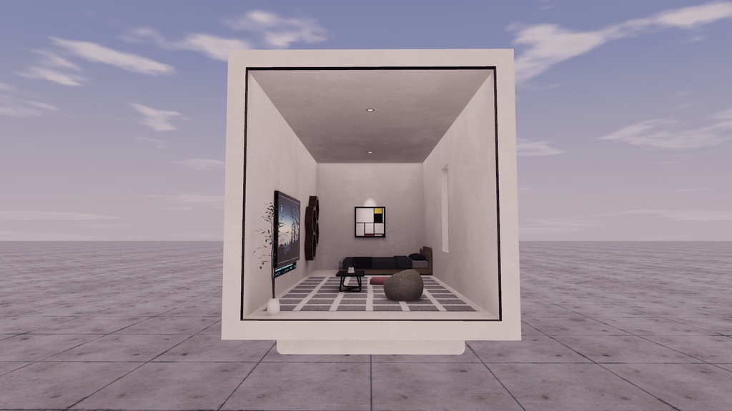 【VRChat想定】Cozy4【ワールドアセット】