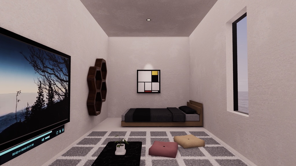 【VRChat想定】Cozy4【ワールドアセット】