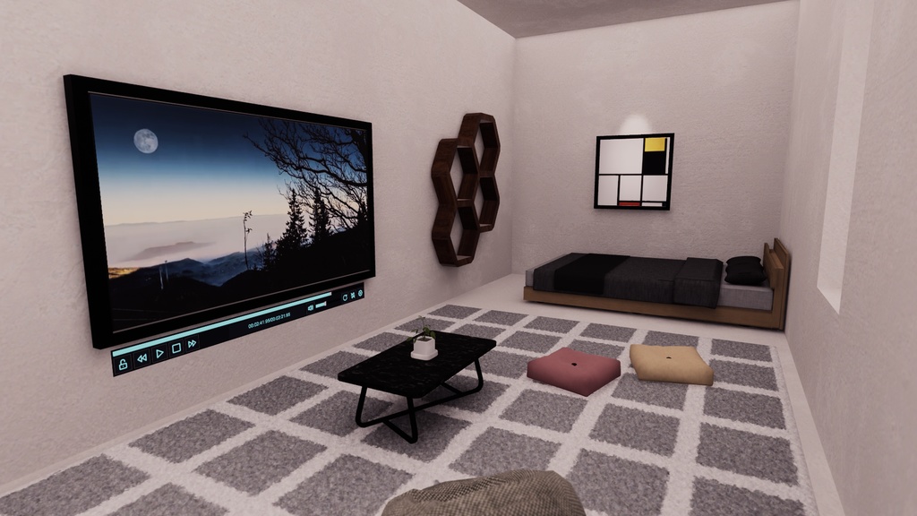 【VRChat想定】Cozy4【ワールドアセット】