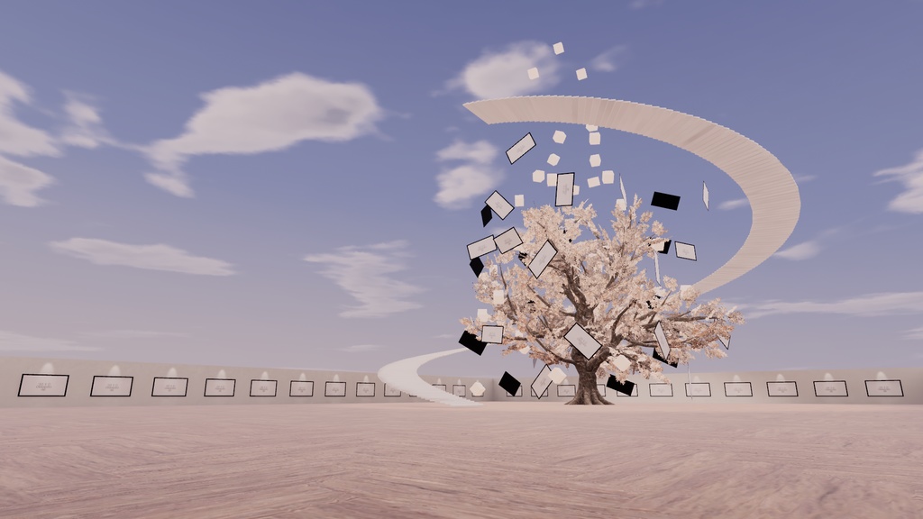 【VRChat想定】photogallery11【ワールドアセット】