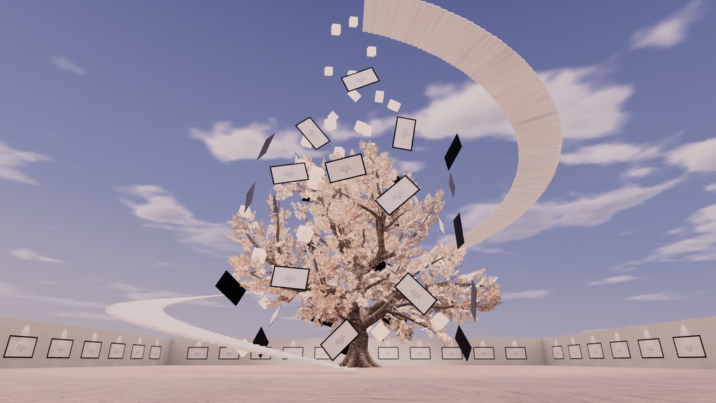 【VRChat想定】photogallery11【ワールドアセット】