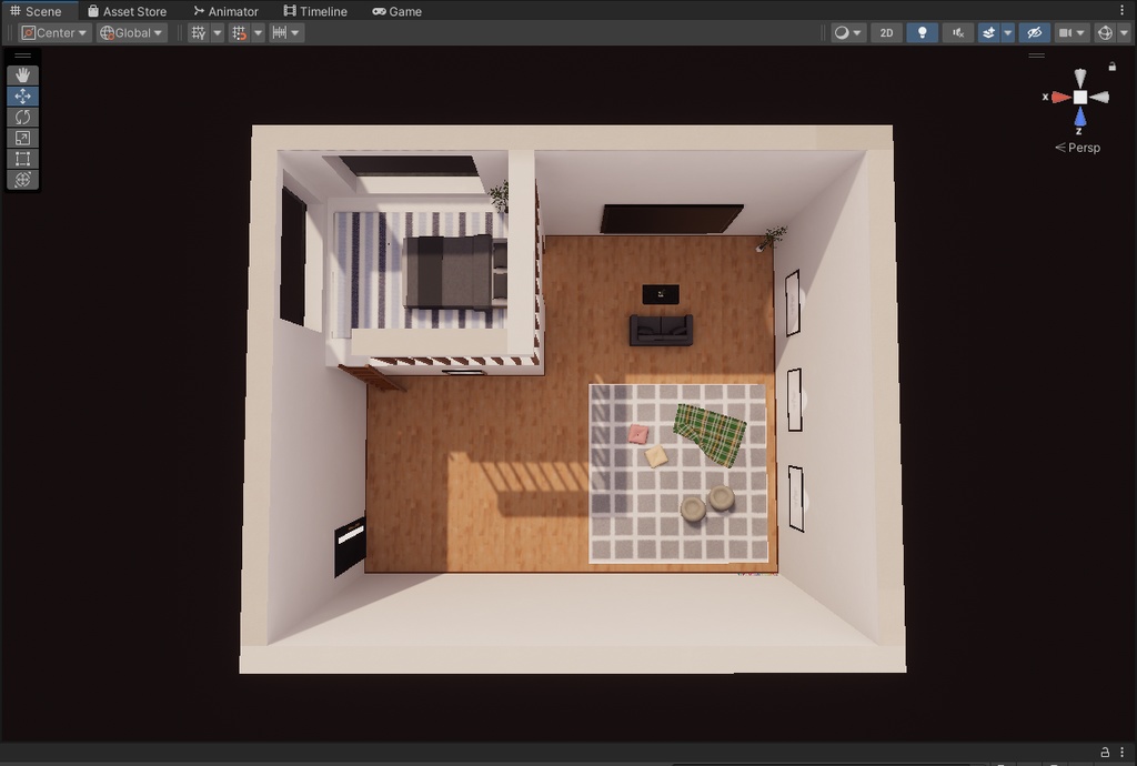 【VRChat想定】CubeHouse2 : Re【ワールドアセット】