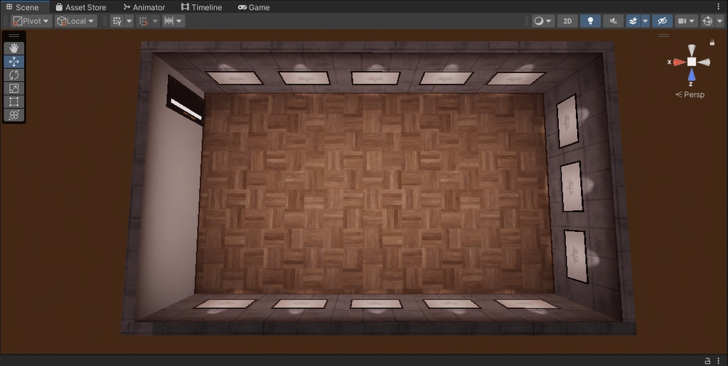 【VRChat想定】photogallery12【ワールドアセット】