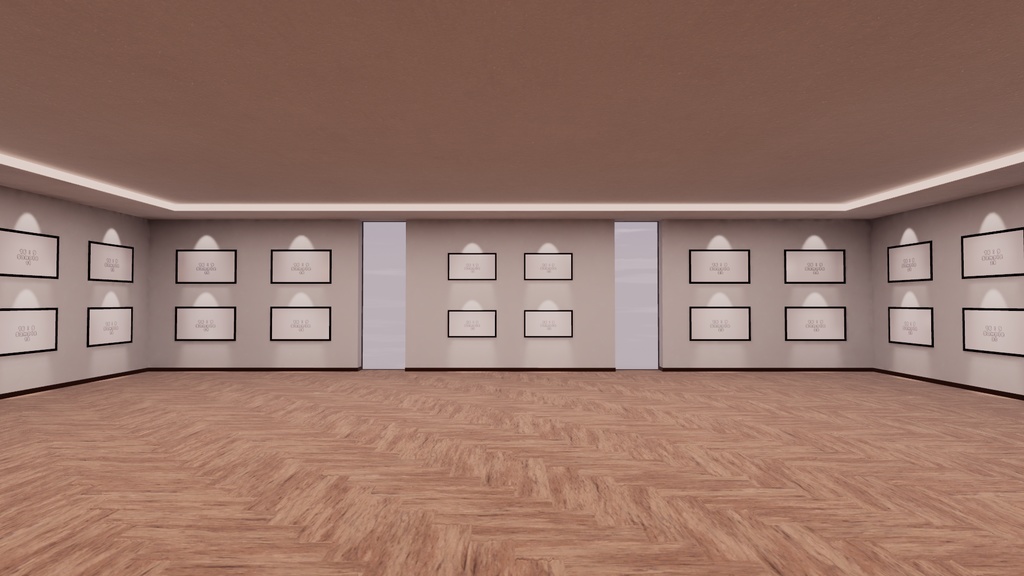 【VRChat想定】photogallery13【ワールドアセット】
