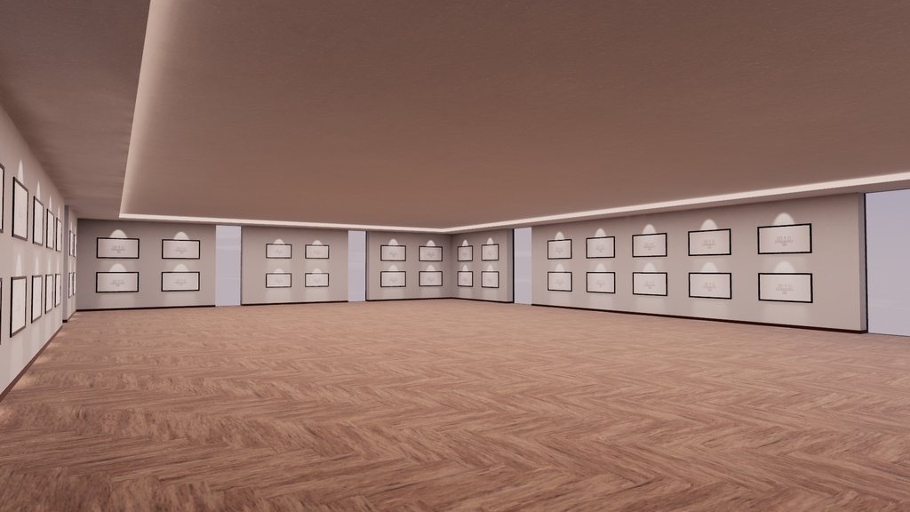【VRChat想定】photogallery13【ワールドアセット】