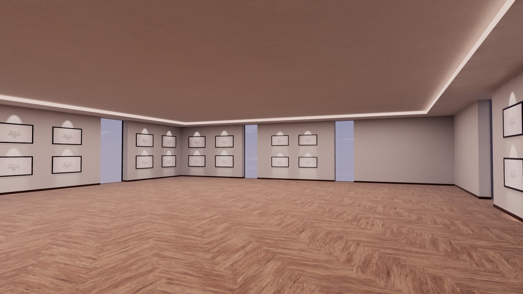 【VRChat想定】photogallery13【ワールドアセット】