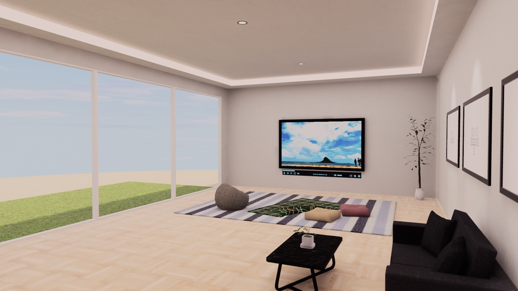 【VRChat想定】アイランド 1【ワールドアセット】