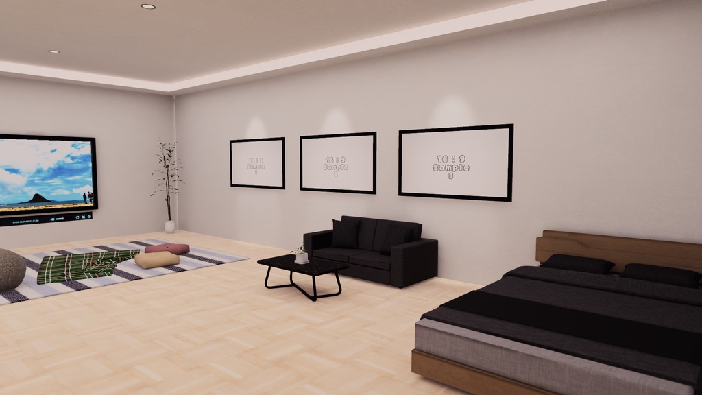 【VRChat想定】アイランド 1【ワールドアセット】