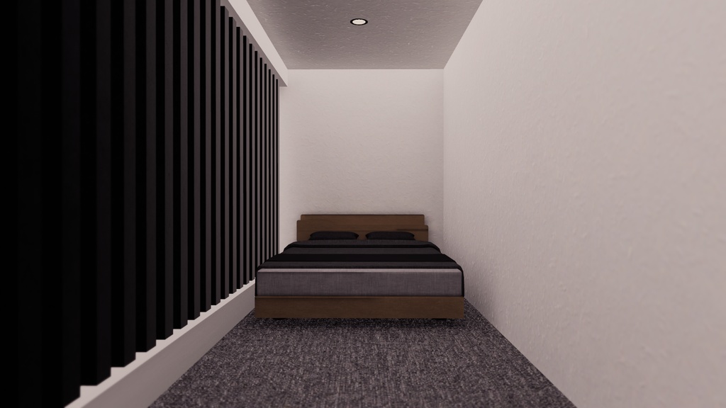 【VRChat想定】CubeHouse9 : Re【夜と、共に。使用アセット】