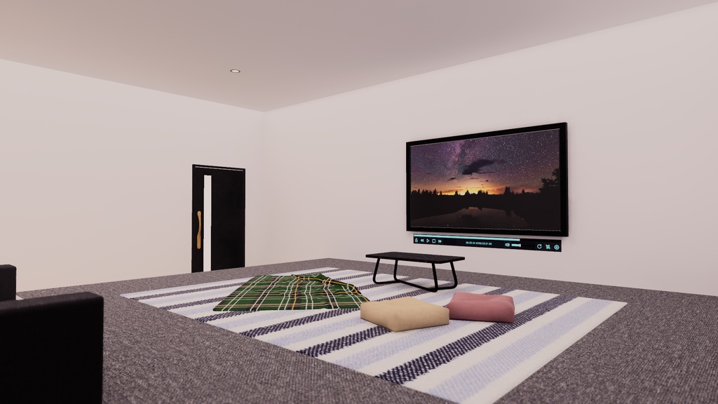 【VRChat想定】Apartment7【ワールドアセット】