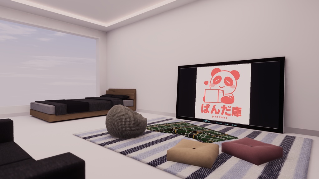 【VRChat想定】whitehouse2 : Re【ワールドアセット】
