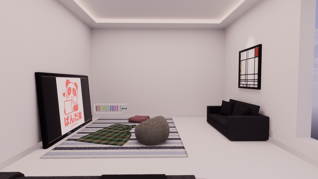 【VRChat想定】whitehouse2 : Re【ワールドアセット】