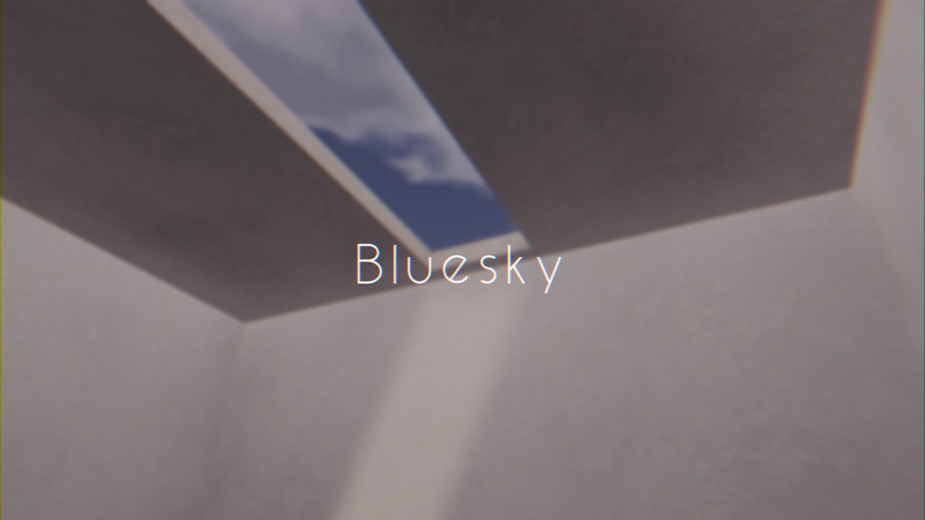 【VRChat想定】Bluesky【ワールドアセット】