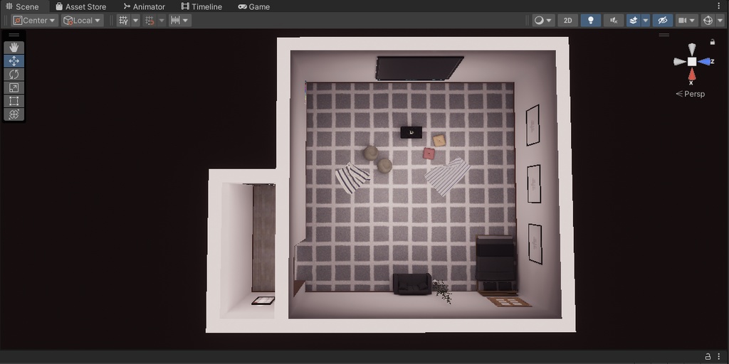 【VRChat想定】ゴロゴロベヤ【ワールドアセット】