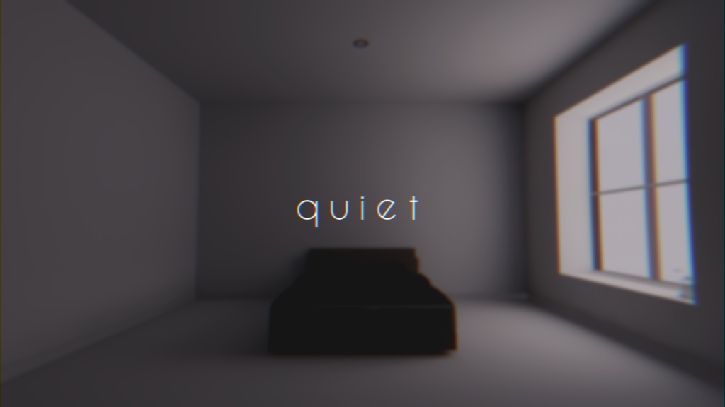 【VRChat想定】quiet【ワールドアセット】