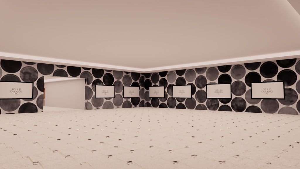 【VRChat想定:156枚飾れる!】photogallery15【ワールドアセット】