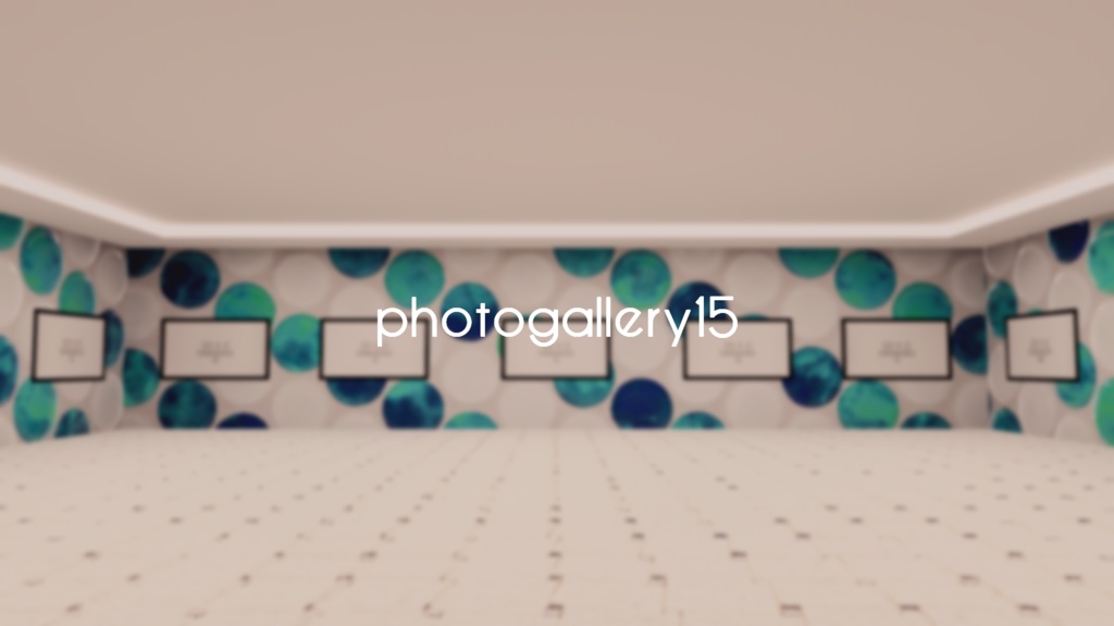 【VRChat想定:156枚飾れる!】photogallery15【ワールドアセット】