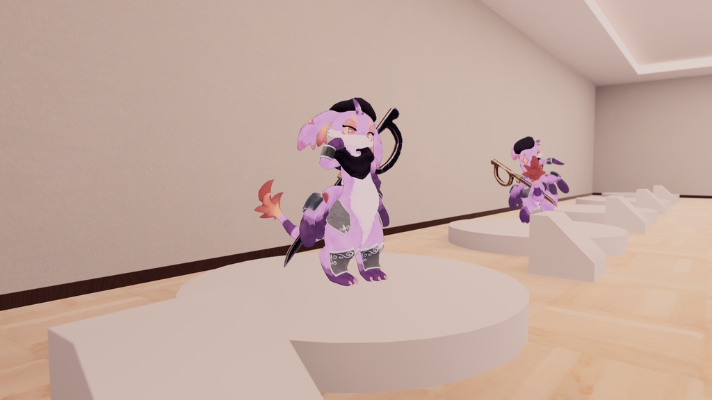 【VRChat想定】exhibition1【アセット製作者様向け展示場】