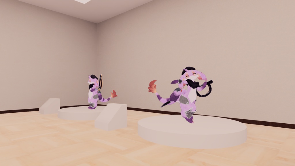 【VRChat想定】exhibition1【アセット製作者様向け展示場】