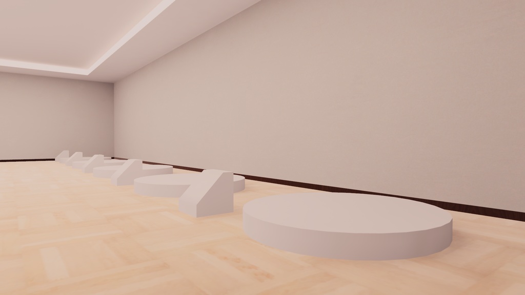 【VRChat想定】exhibition1【アセット製作者様向け展示場】