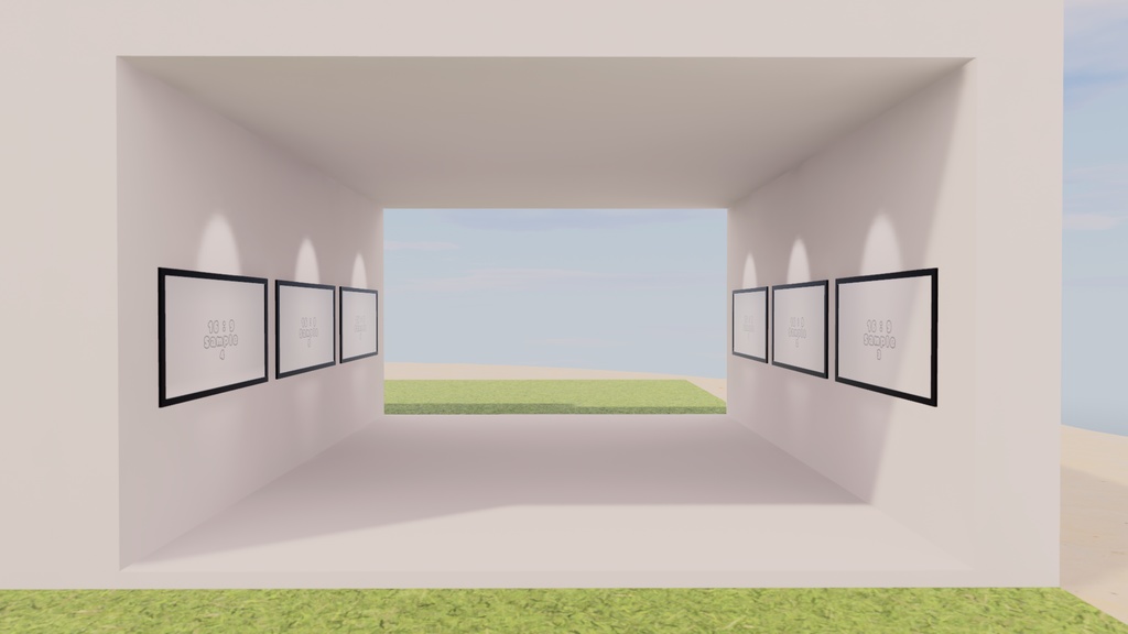 【VRChat想定】アイランド2【ワールドアセット】