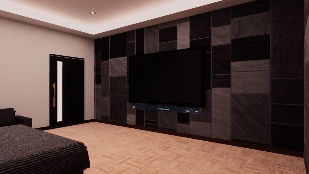 【VRChat想定】compactroom5【ワールドアセット】