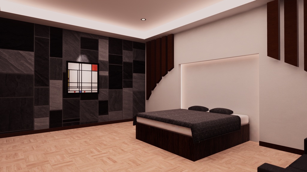 【VRChat想定】compactroom5【ワールドアセット】