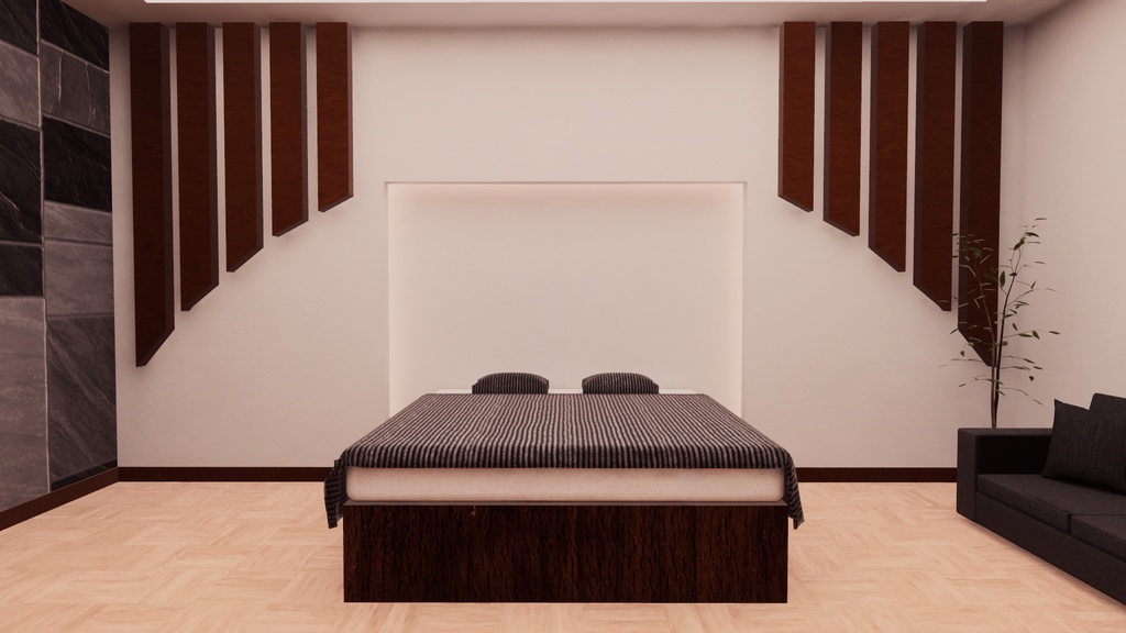 【VRChat想定】compactroom5【ワールドアセット】