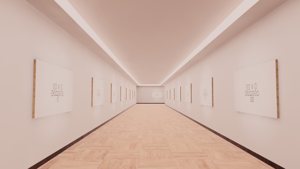 【VRChat想定/標準ベイク・Bakery両対応】photogallery17【ワールドアセット】