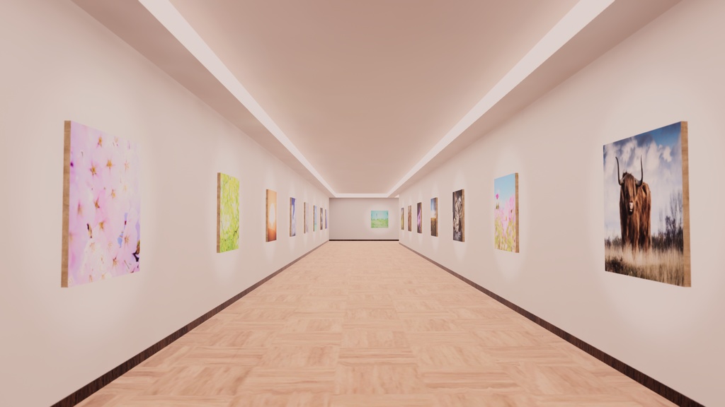 【VRChat想定/標準ベイク・Bakery両対応】photogallery17【ワールドアセット】