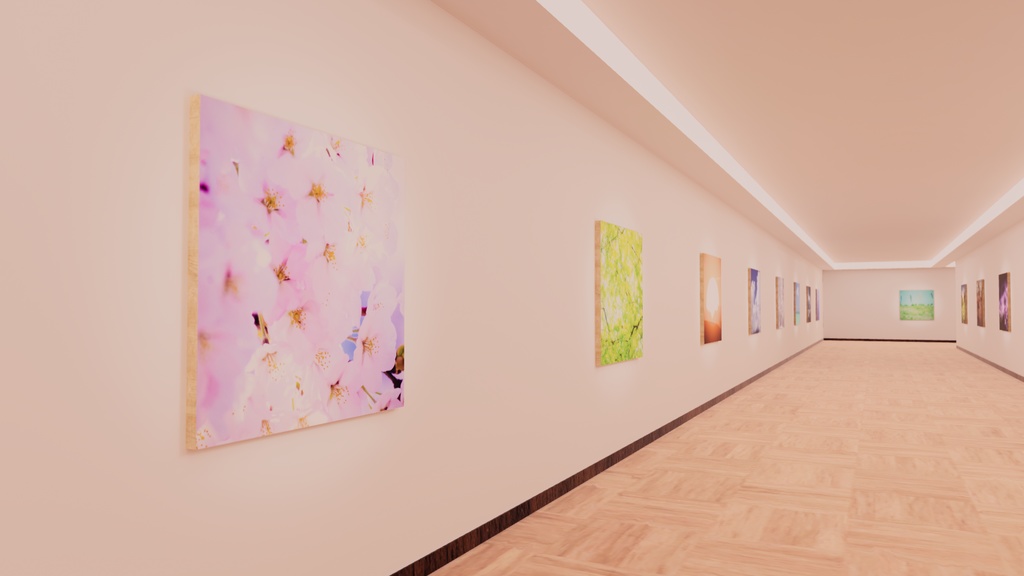 【VRChat想定/標準ベイク・Bakery両対応】photogallery17【ワールドアセット】