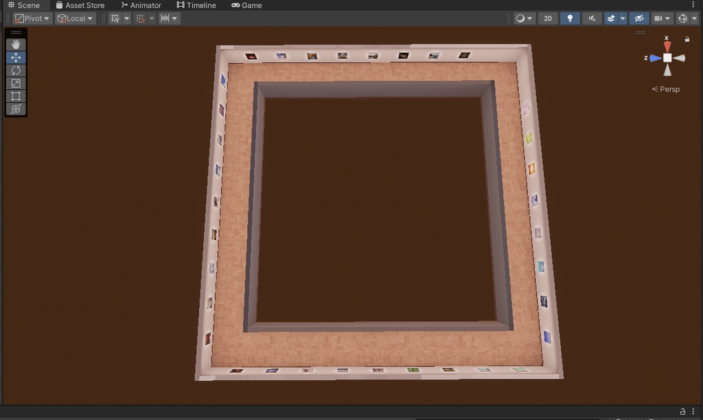 【VRChat想定/標準ベイク・Bakery両対応】photogallery17【ワールドアセット】