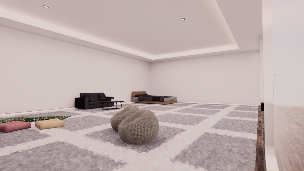 【VRChat想定】コテージ1【ワールドアセット】