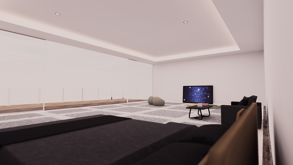 【VRChat想定】コテージ1【ワールドアセット】