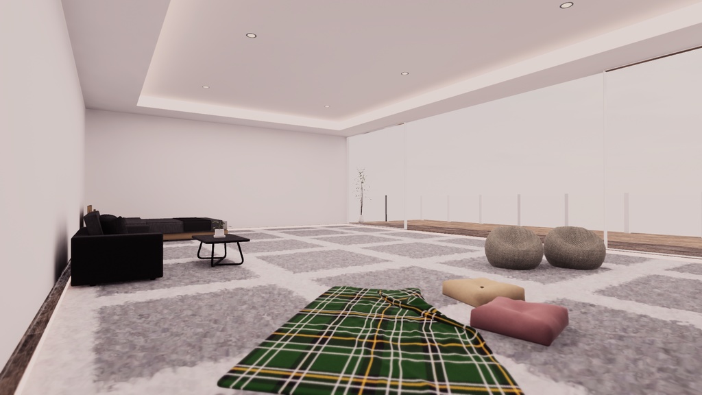 【VRChat想定】コテージ1【ワールドアセット】