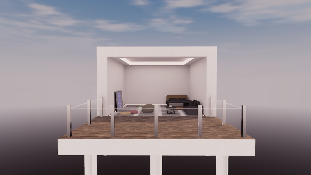 【VRChat想定】コテージ2【ワールドアセット】