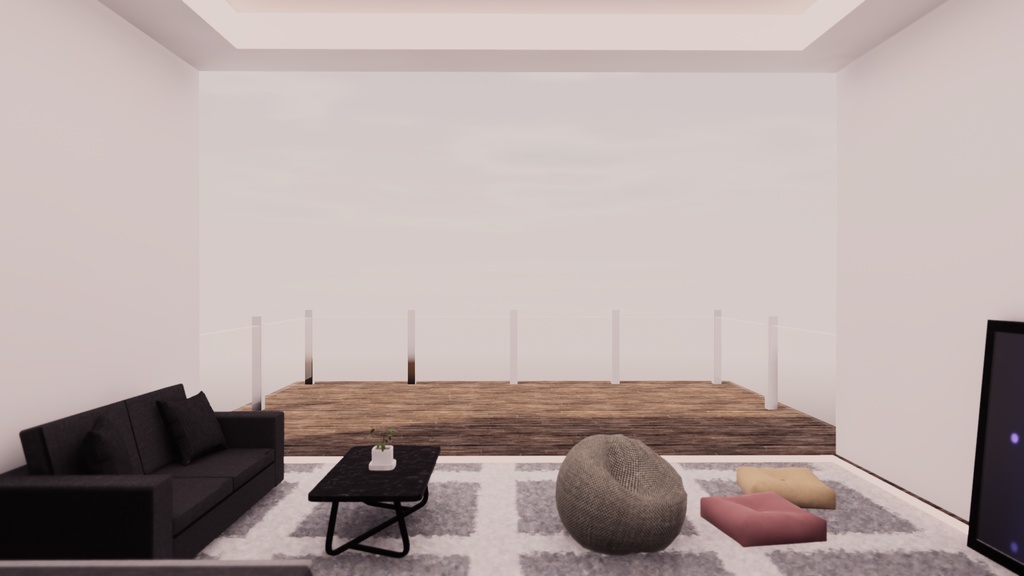 【VRChat想定】コテージ2【ワールドアセット】