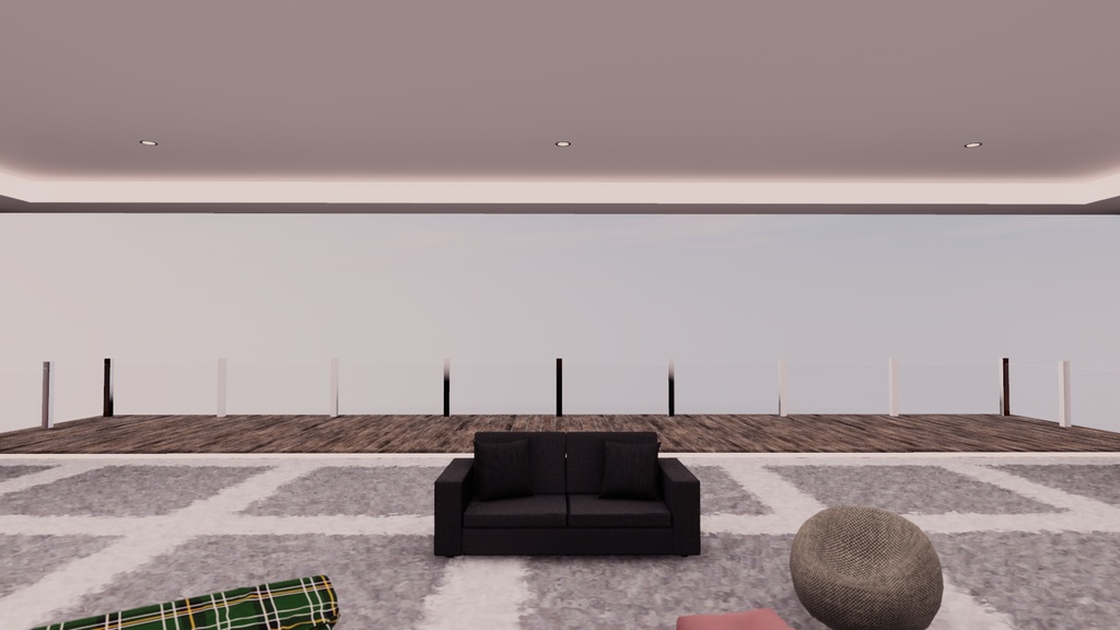 【VRChat想定】コテージ3【ワールドアセット】