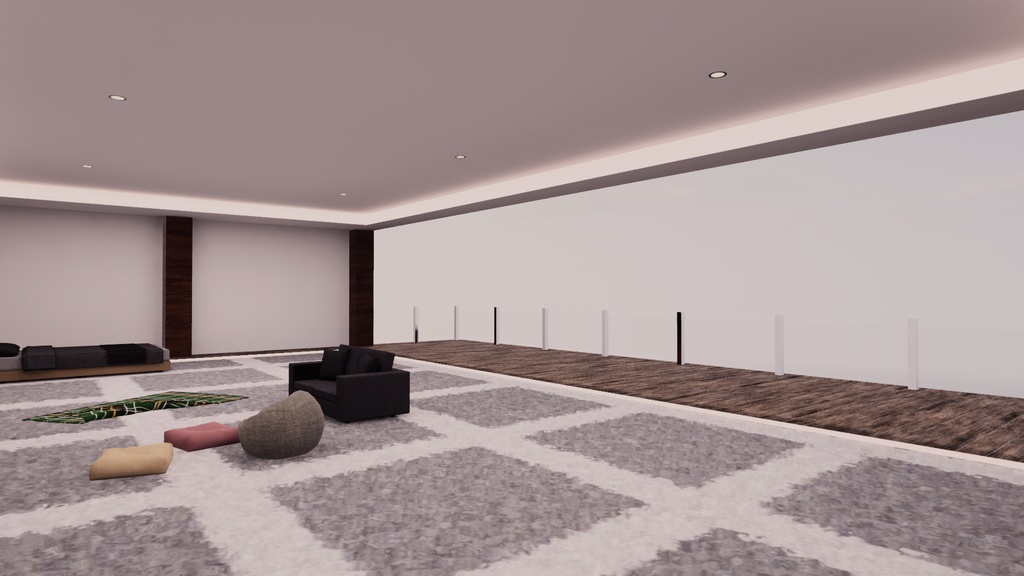 【VRChat想定】コテージ3【ワールドアセット】