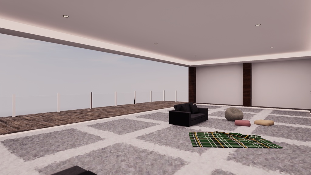 【VRChat想定】コテージ3【ワールドアセット】